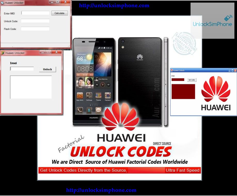Huawei Ascend Y300 Unlock Code Generator Free